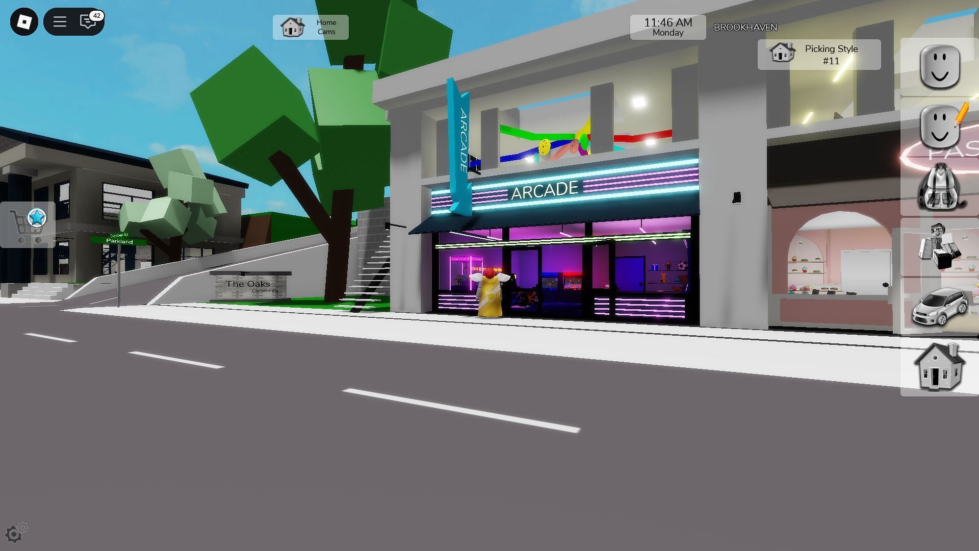 The new Arcade redesign (Image via Roblox)